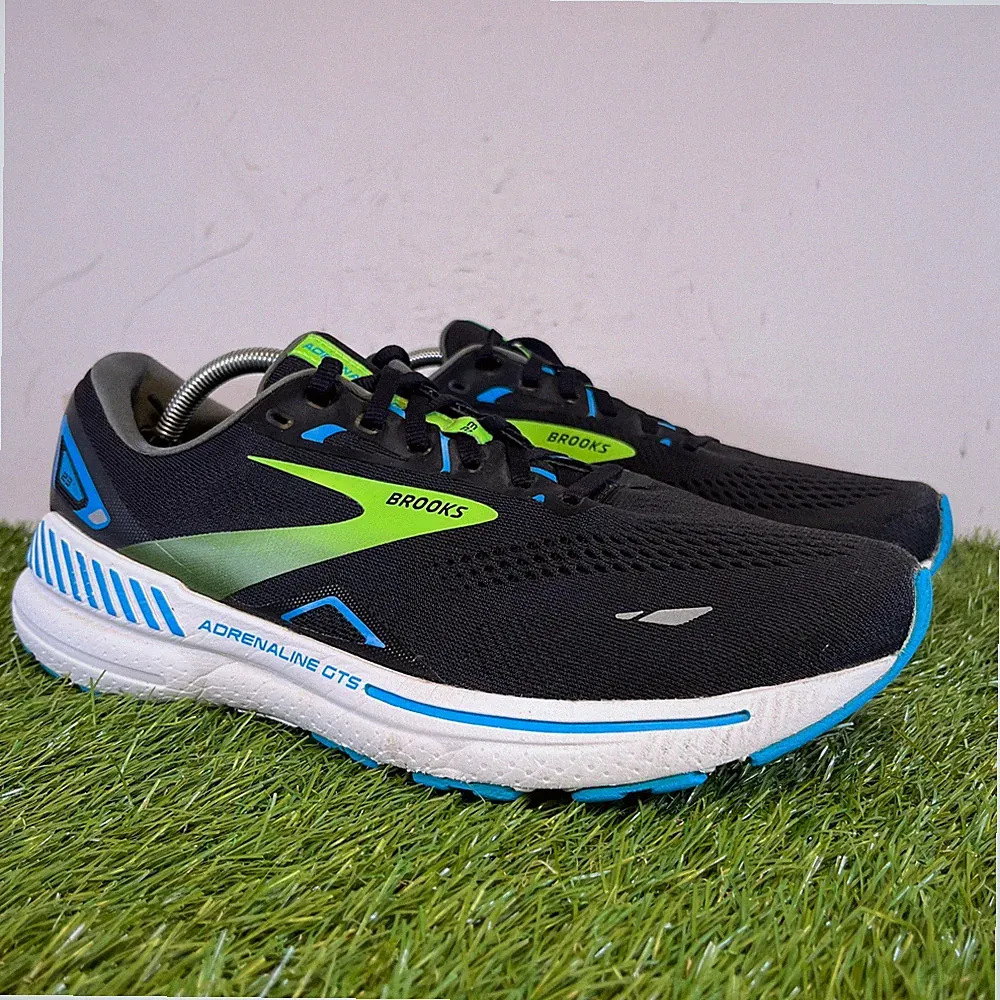 Brooks Turnschuhe Größe 10 Herren schwarz Adrenaline GTS 23 sportliche Laufschuhe