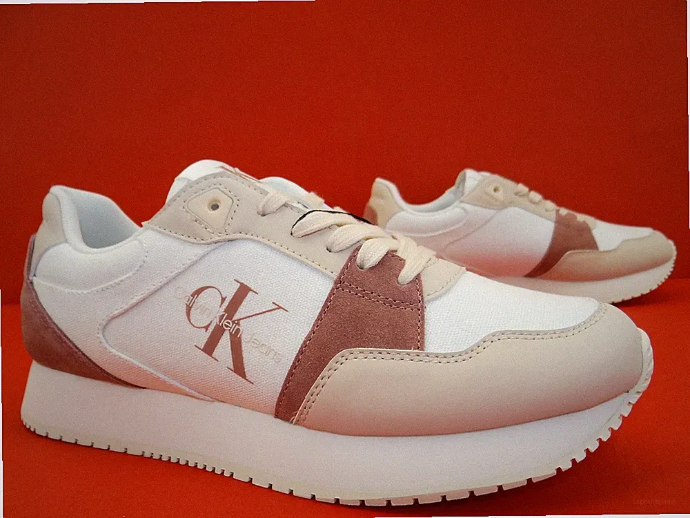 Calvin Klein Jeans Runner Lace Sneaker Turnschuhe Laufschuhe Damen Gr.39 Multi