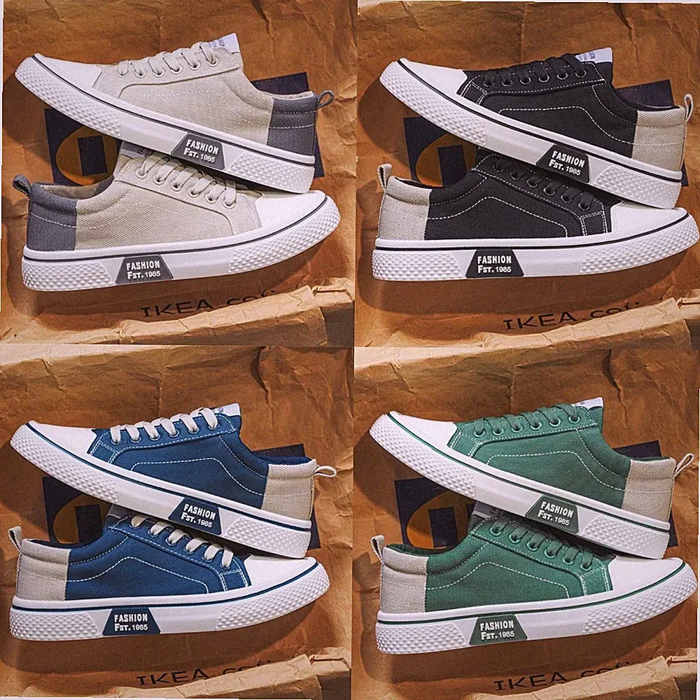 Canvas Herren Sneaker Turnschuhe Schnürer Sportschuhe Laufschuhe Freizeitschuhe