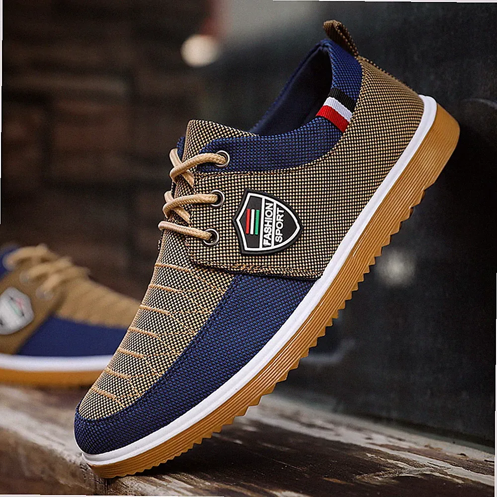 Canvas Turnschuhe Herren Sneaker Schnürer Sportschuhe Laufschuhe Freizeitschuhe