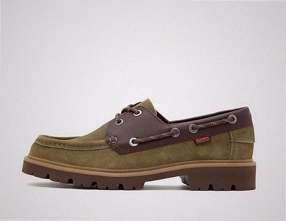Clarks Originals Cleyhill Herren Bootsschuh in Grün