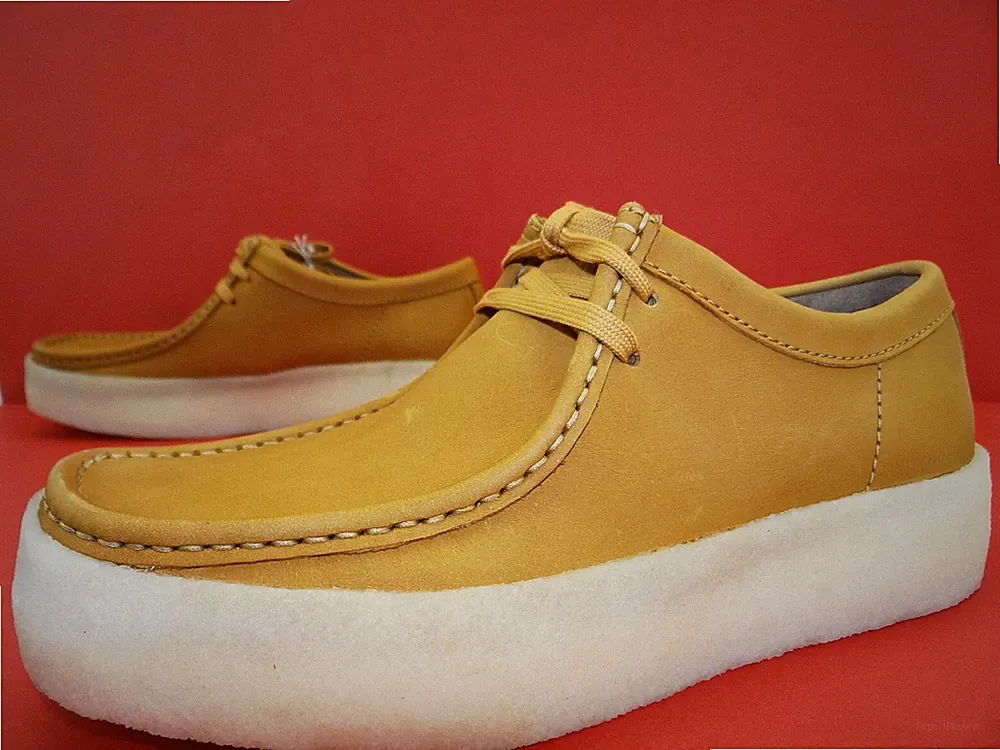 Clarks Wallabee Cup Schnürschuhe Halbschuhe Laufschuhe Herren Schuhe Leder Gr.42