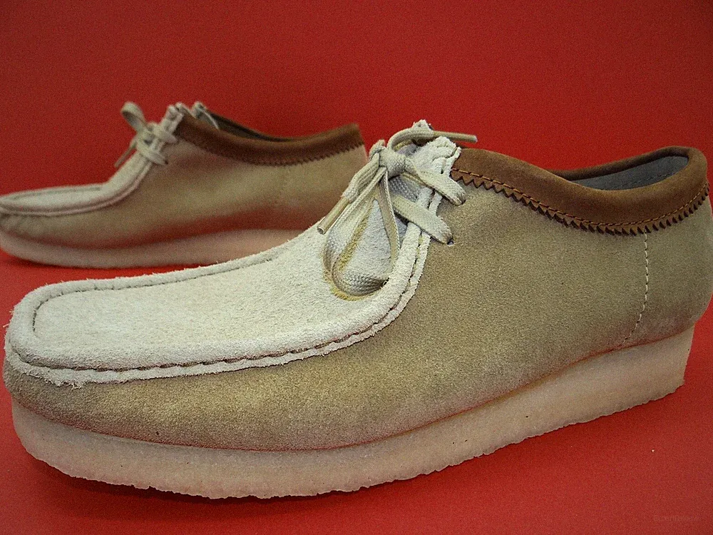 Clarks Wallabee Schnürschuhe Halbschuhe Laufschuhe Herren Schuhe Leder Gr.44