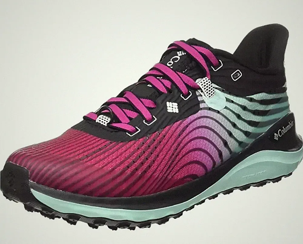 Columbia Escape Ascent Damen UK 7 EU 40 Pink Schwarz Trail Laufschuhe Turnschuhe