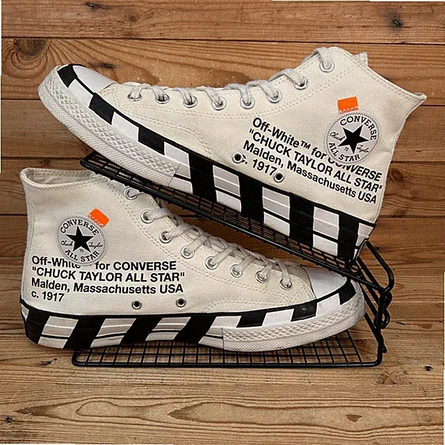 Converse Turnschuhe Herren Größe UK 10,5 Off White Chuck Taylor All Star 70 Hi Schuhe