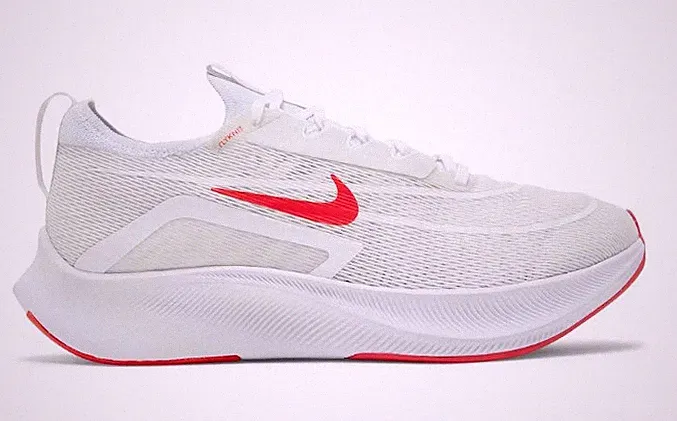 CT2392-006 Nike Zoom Fly 4 Herren Sportschuhe/ Laufschuhe Weiß Rot Laufen