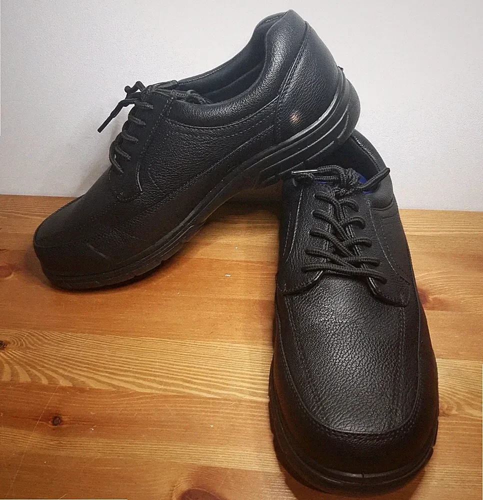 Cushion Walk Herren Schnürschuhe schwarz Freizeit formell UK 9
