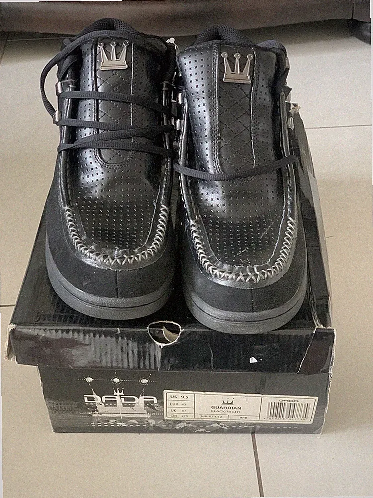 Dada Supreme Blade Herren Sneaker Laufschuhe Leder schwarz Gr.43
