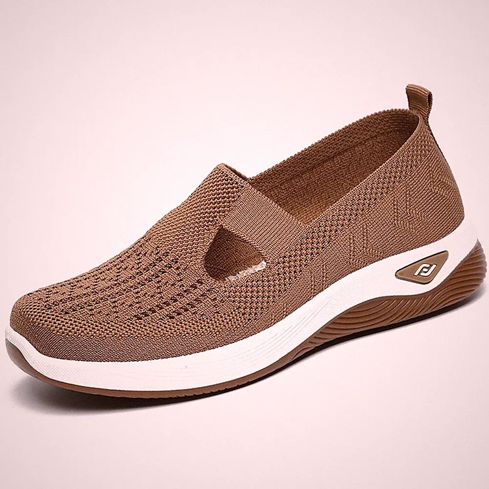 Braune Laufschuhe für Damen