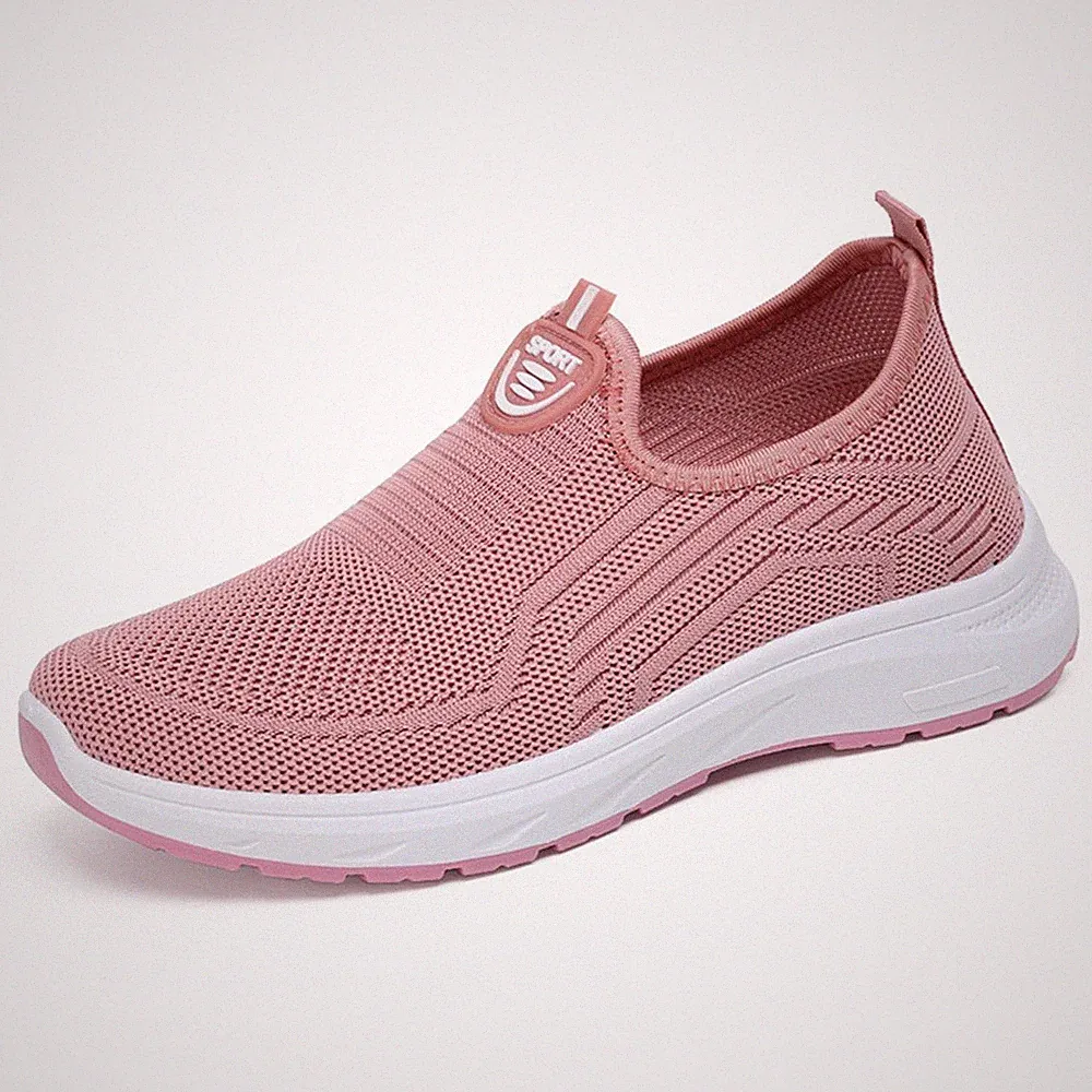 Damen Slip On Sneakers Sportschuhe Turnschuhe Laufschuhe Freizeit Running Shoes