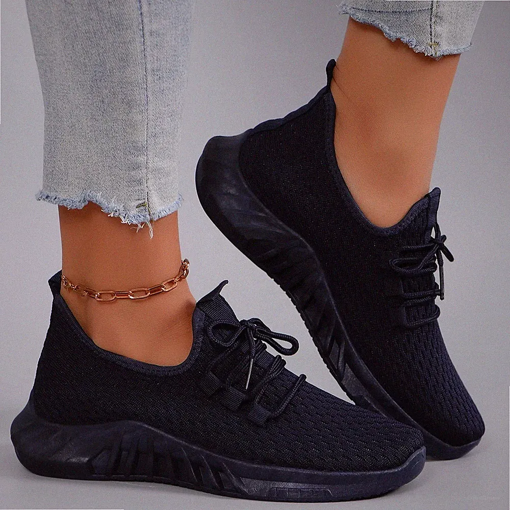 Damen Sneaker Slip On Turnschuhe Laufschuhe Sportschuhe Running Freizeit Schuhe