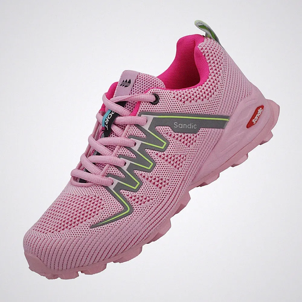 Damensneaker Sportschuhe Rosa Running Walking Turnschuhe Laufschuhe Freizeit