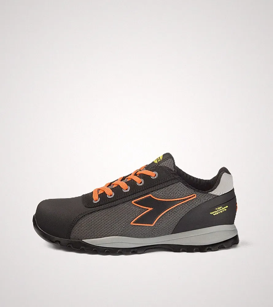 Diadora 701.17365700000005 Herren LeichtathletikSchuh, Asphalt/Orange Fluo, 4...