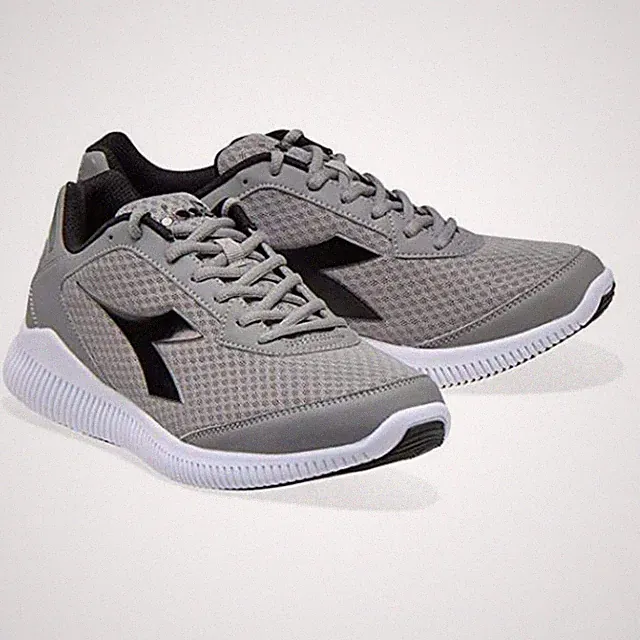 Diadora Eagle Herrenschuhe Sneaker Running Low Grau Sportlich Freizeit Schnürer