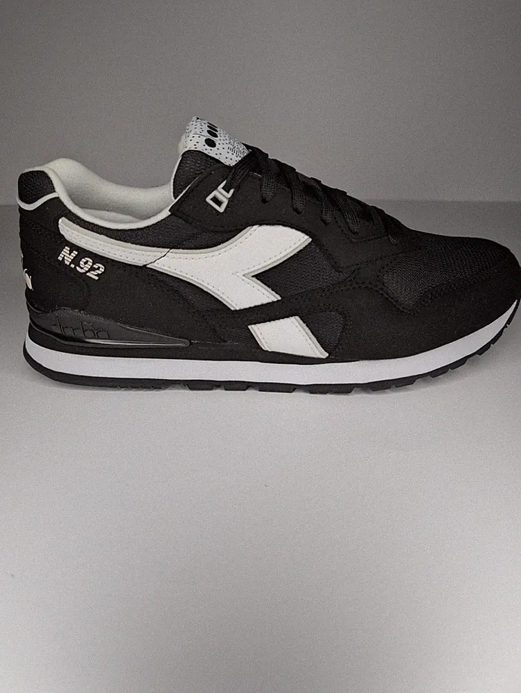 Diadora Gr.92 Herren Sneaker Running DD Comfort Schwarz Blau Grau