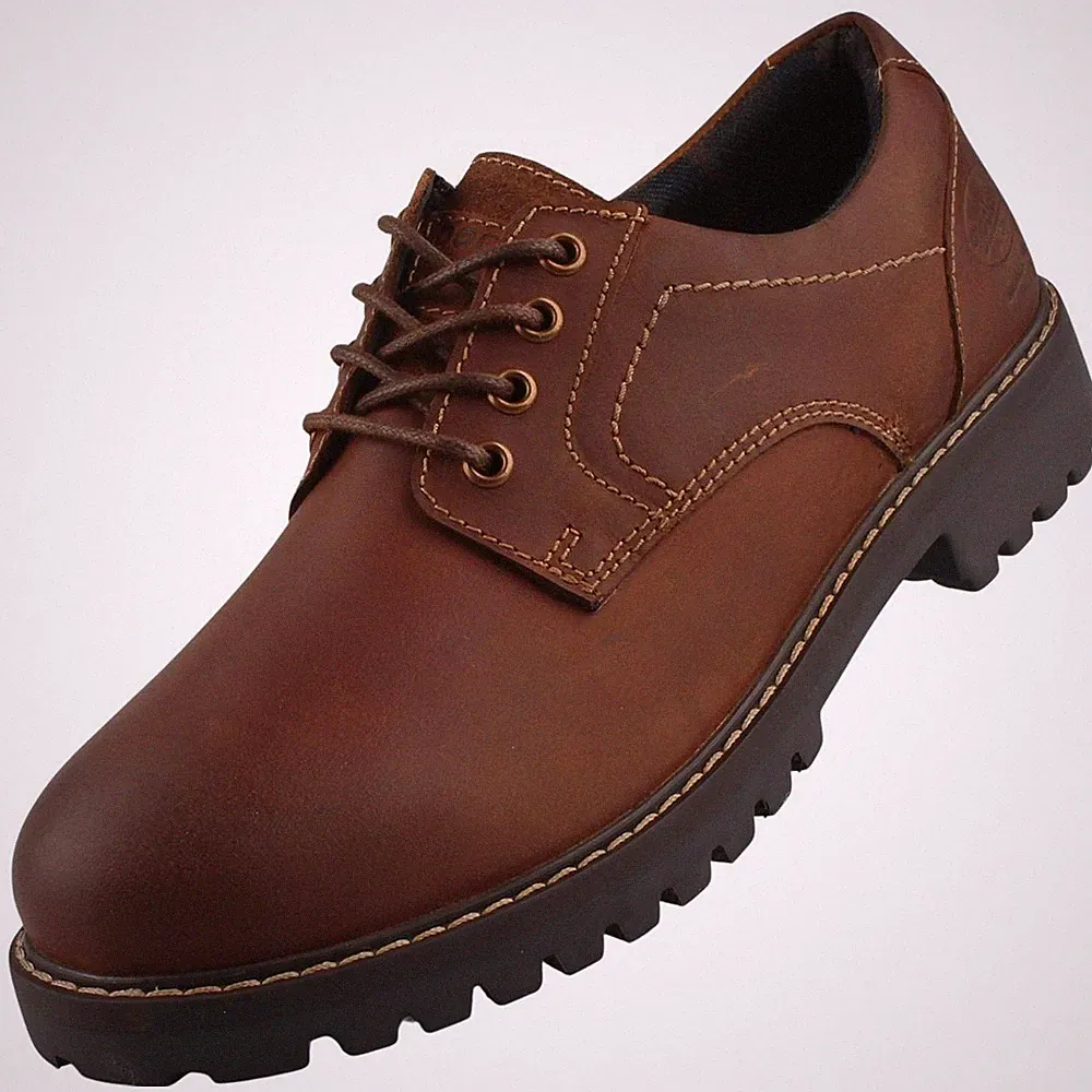 Dockers by Gerli Herren Leder Halbschuh Schnürschuh Braun 57IR001-402440