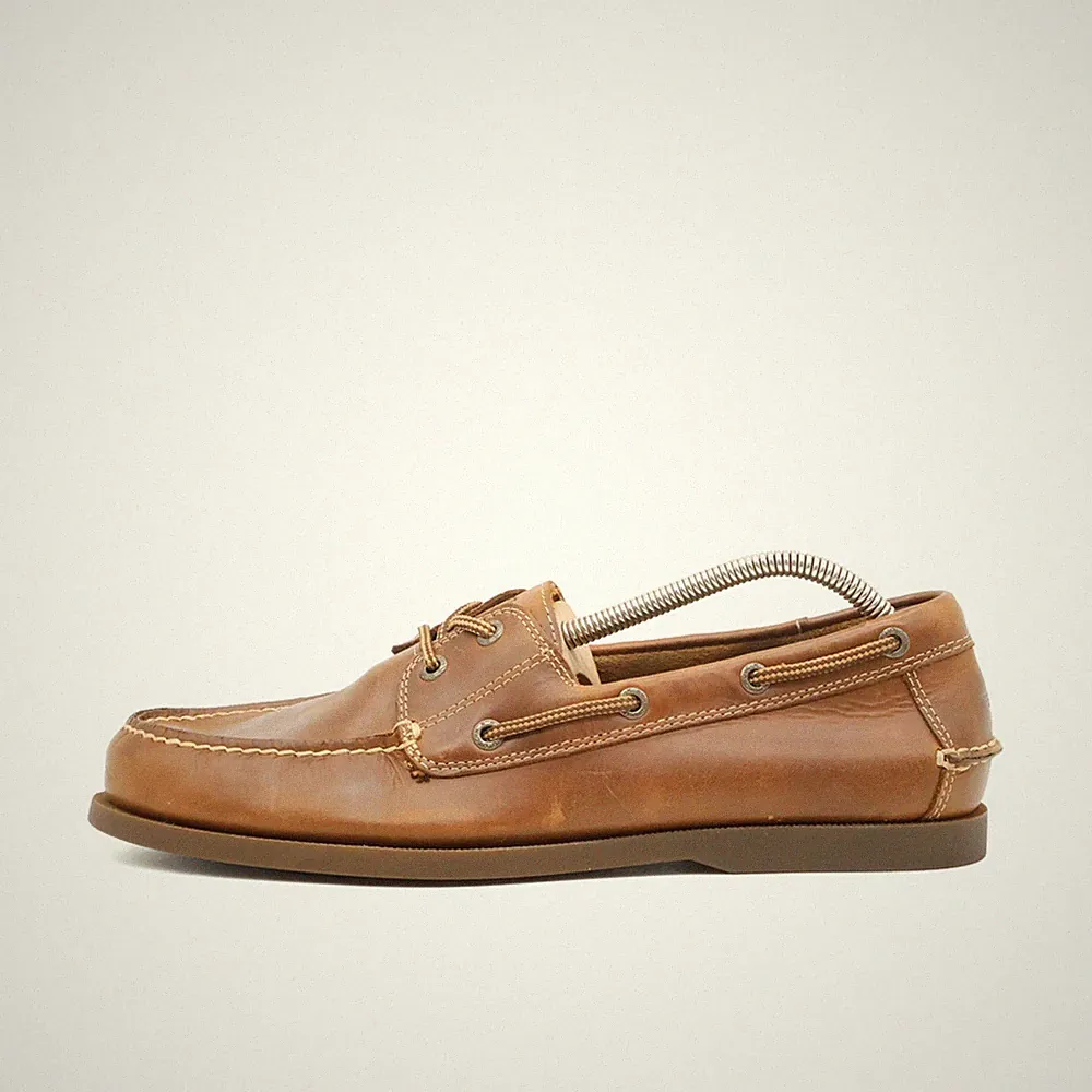 Dockers Herren Bootsschuh Mokassin Schuhe Braun Bequem Bootsschuhe EU 44
