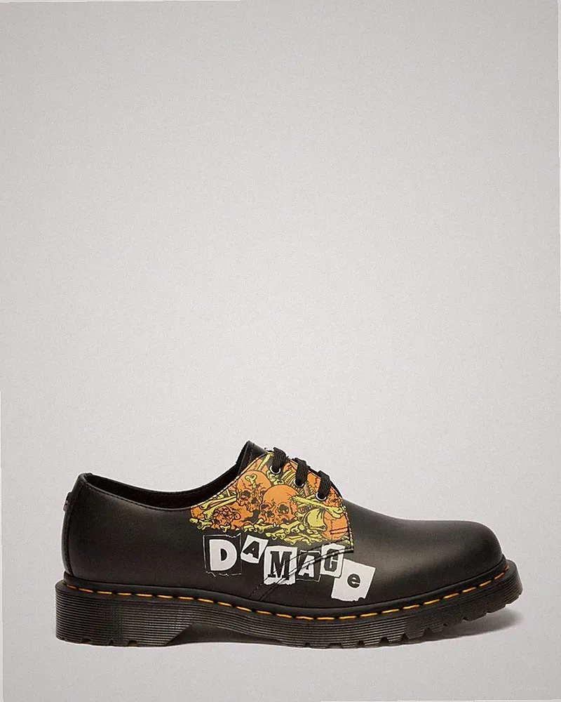 Dr Martens 1461 Metallica Limited Edition Halbschuhe Schwarz/Multi