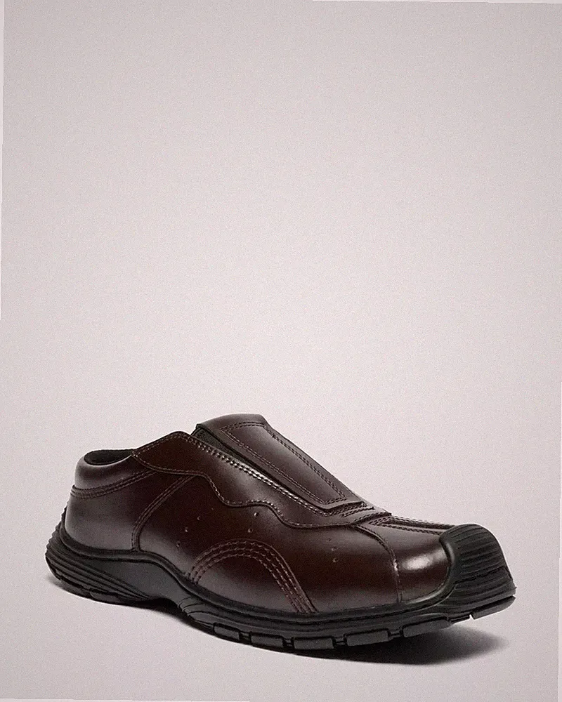 Dr Martens Aurix Satin Finish Leather Mules Limited Edition Schuhe Oxblood
