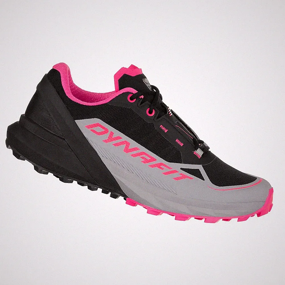 Dynafit Ultra 50 Trail Laufschuhe Bergschuhe Herren Schwarz Grau Rosa