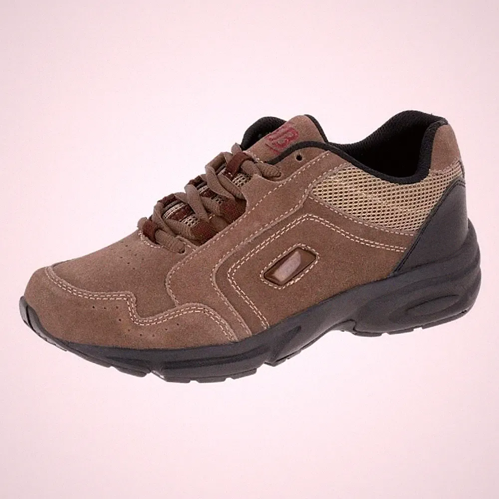 EB Herren Damen Walkingschuh Circle 191041 Braun Bequem Outdoor Wander Schuh