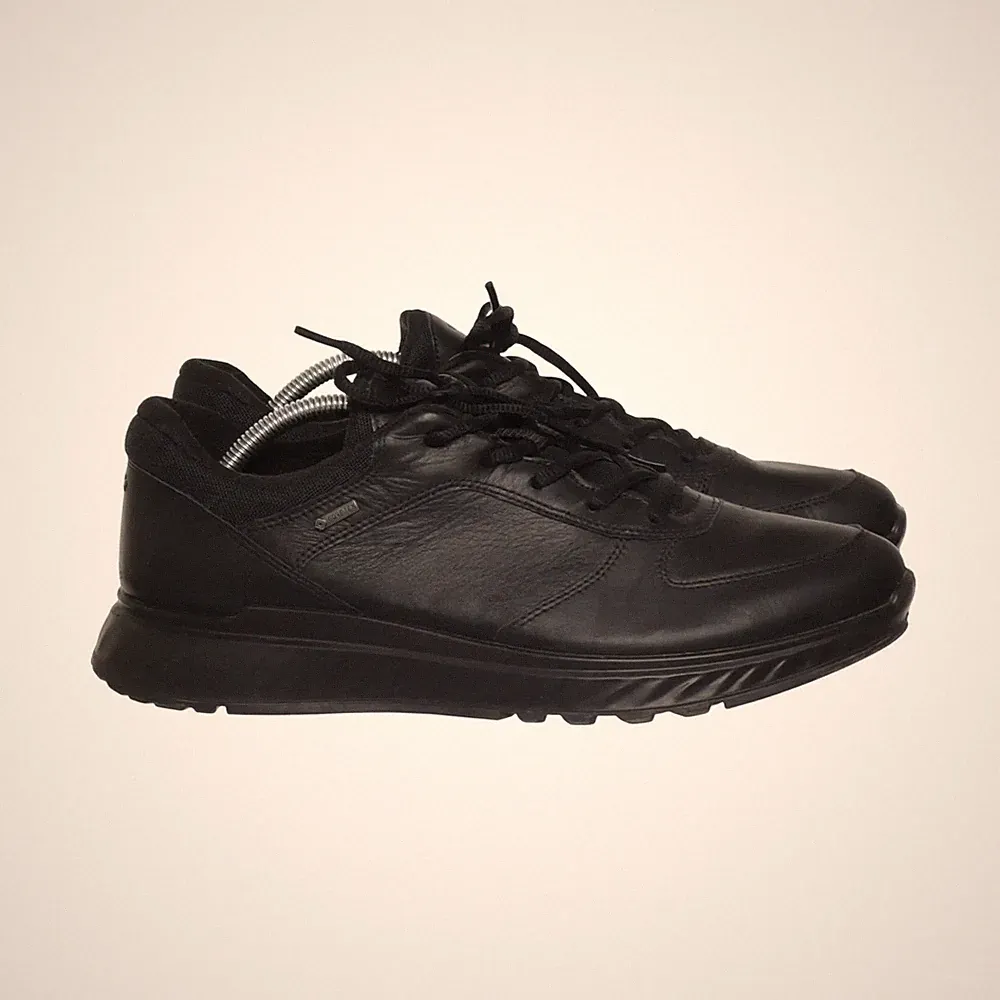 Ecco, Laufschuhe, Größe: 44, S.T.1, Leder, Schwarz, Herren #F4J