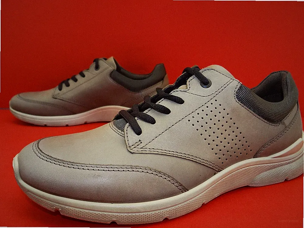 Ecco Sneaker Halbschuhe Laufschuhe Schnürschuhe Herren Schuhe Gr.42 Grau