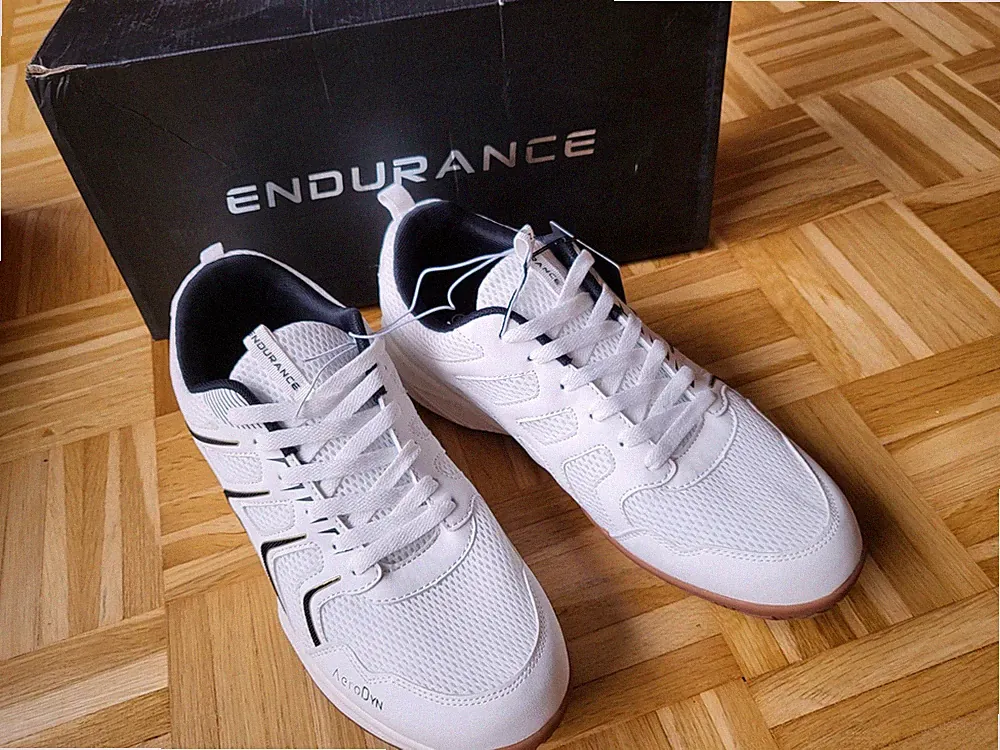 ENDURANCE Sportschuhe 46 Sneakers Training Hallenschuh NEU weiß Herren
