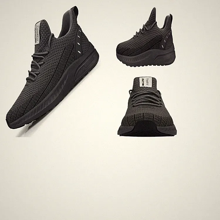 Feethit Sneaker Herren Laufschuhe Gummisohle rutschfest, leicht & atmungsaktiv