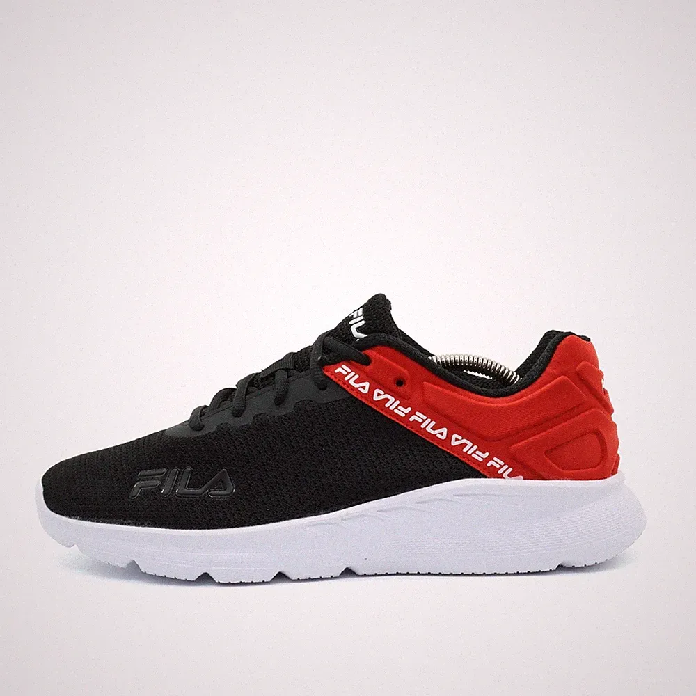 Fila Herren Laufschuh Mesh Sneaker Schwarz/Rot/Weiß Running Laufschuhe EU 44