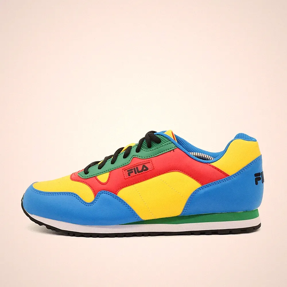 Fila Herren RM02056-732 Laufschuh Gelb/Rot/Blau/Grü Running Sneaker EU 44,5