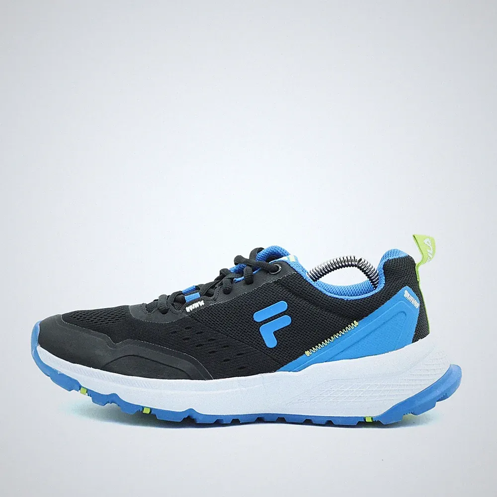 Fila Herren Trailrunning Sportschuhe Schwarz/Blau Niedrigschaft Laufschuh EU 41