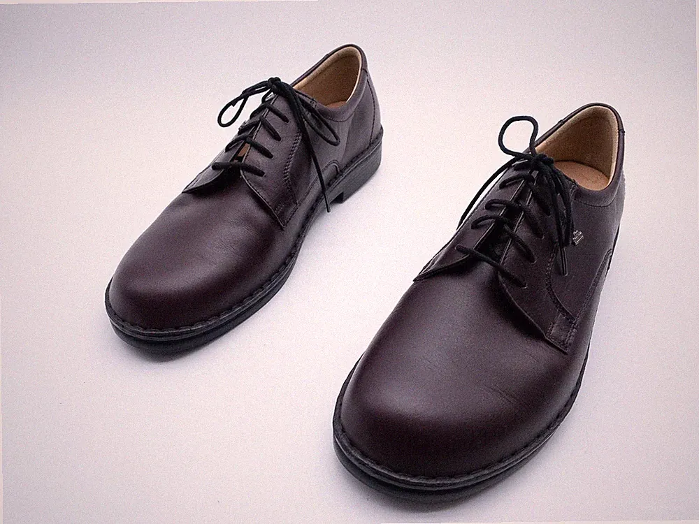 Finn Comfort Herren Businessschuh Halbschuh Leder Braun Gr. 43 EU Art. 39224-50