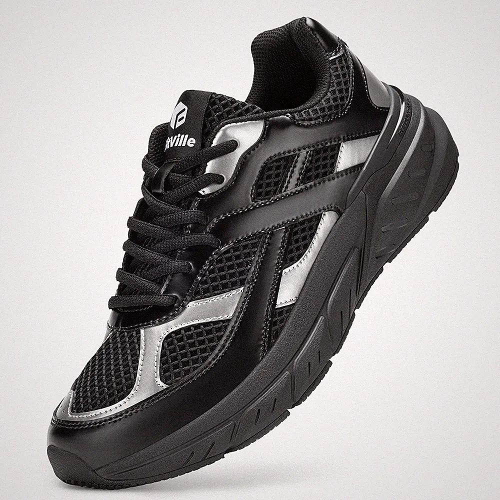 FitVille Extra Breite Laufschuhe Herren Sportschuhe Dämpfende Outdoor Sneaker