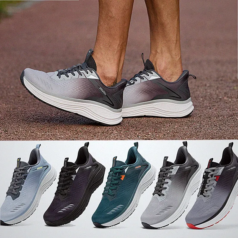 FitVille Extra Weite Laufschuhe Herren Outdoor Turnschuhe Bequeme Dämpfung