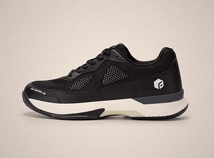 FitVille Herren Court Tennis Amadeus V2 Turnschuhe Badminton Squash Schuhe mit Bogen Su