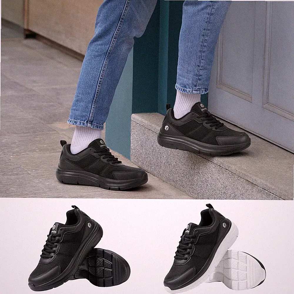 FitVille Herren Weit Walkingschuhe Fitness Laufschuhe Freizeitschuhe Sneakers
