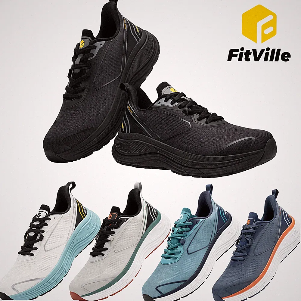 FitVille Laufschuhe Herren Extra Weite Bequem Sportschuhe Sneaker Turnschuhe