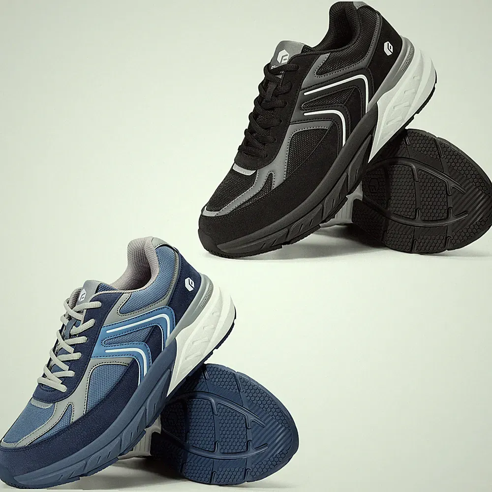 FitVille Sneaker Herren Extra Weit Laufschuhe Dämpfung Sportschuhe Atmungsaktiv