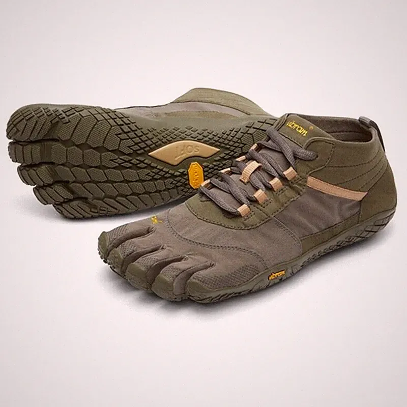 Fivefingers V-Trek Herren Barfuß Laufschuhe 18M7402 Militär/Dunkelgrau Neu