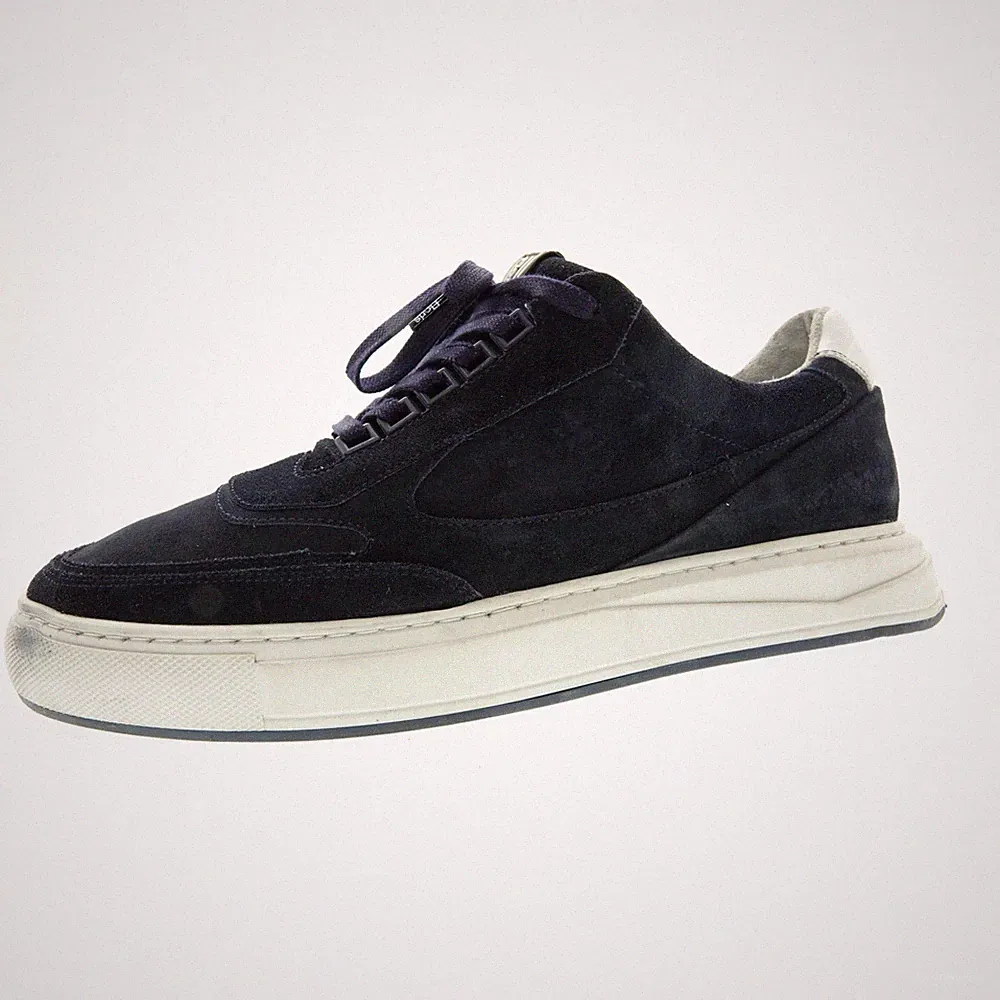 Floris Van Bommel Laufschuh Sneaker Sportschuh Blau Herren Schuhe Gr. 43,5