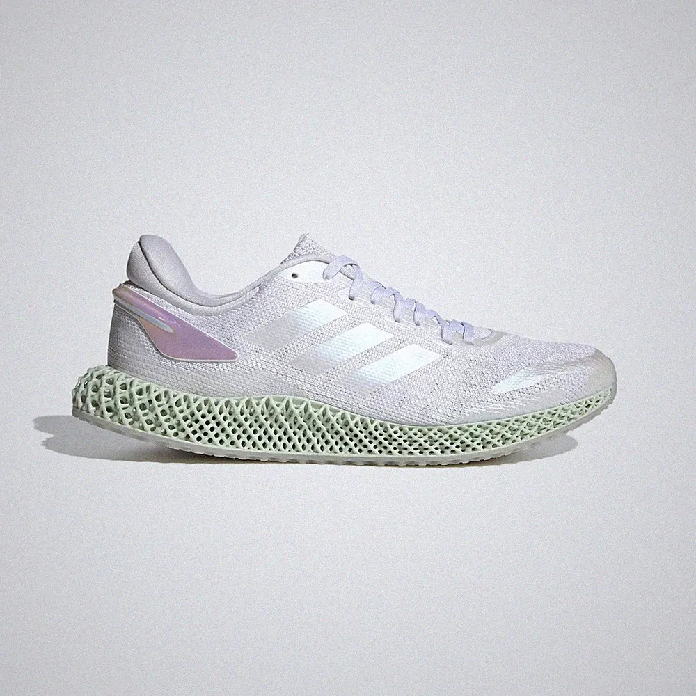 FW1229 Adidas 4D Run 1.0 Triple Weiss Herrenschuhe Laufschuhe Sportschuhe