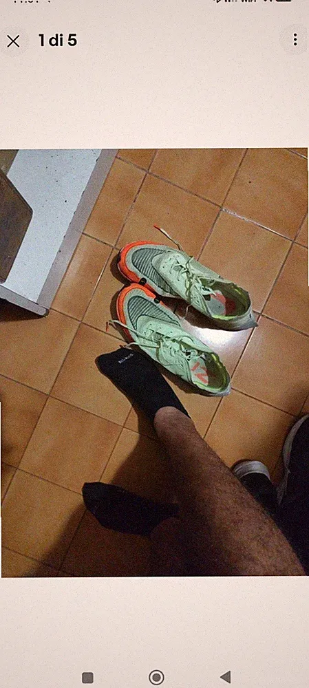 gay int gay'le Nike ZoomX Herren Running EU 49 Schnürsenkel gelb/orange/weiß
