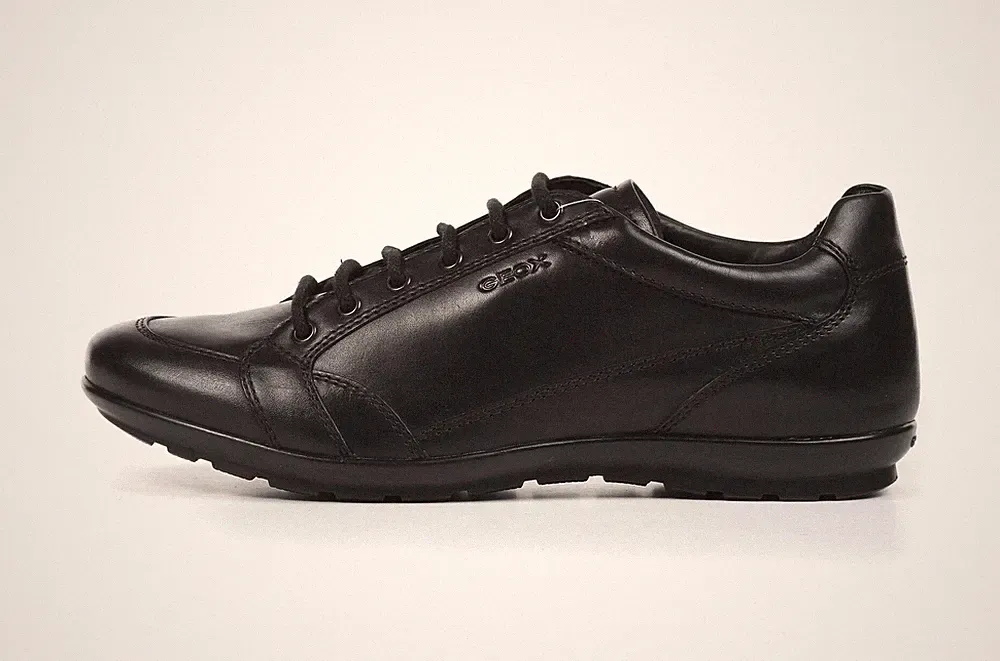 Geox Herren U Symbol D Derby, schwarz, 9