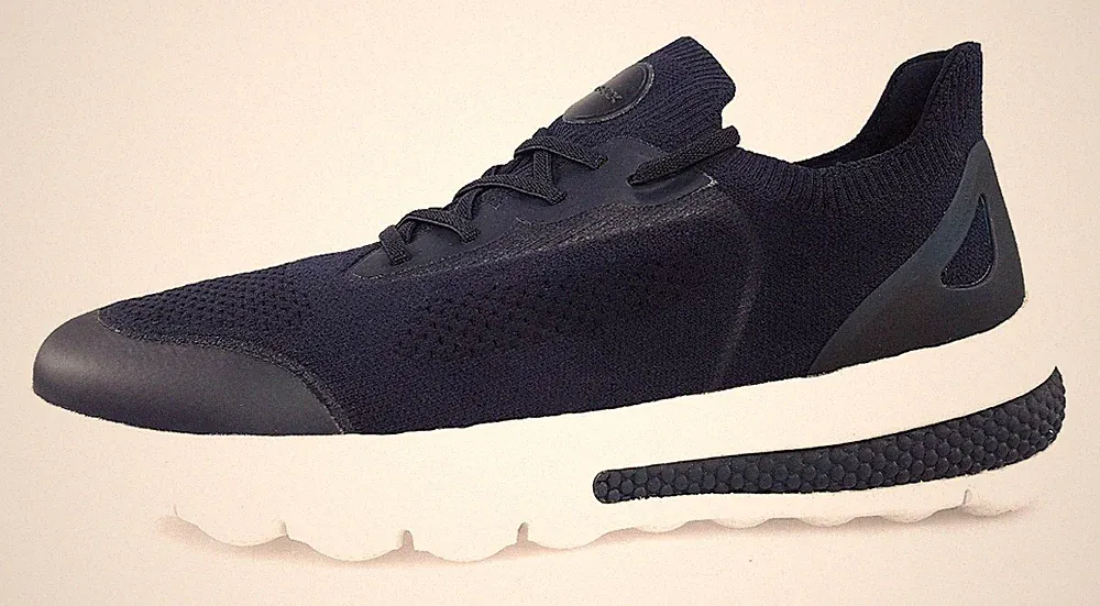 Geox Spherica Herrenschuhe Schnürschuhe Sneaker Blau Freizeit