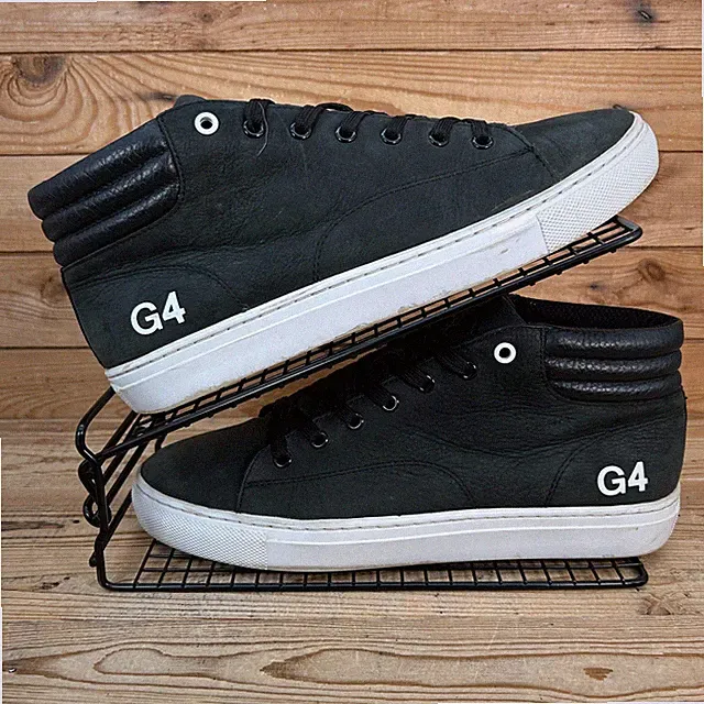 GFore Turnschuhe Herren Größe UK 8,5 Mid Street Disruptor schwarz Golf Freizeitschuhe G4
