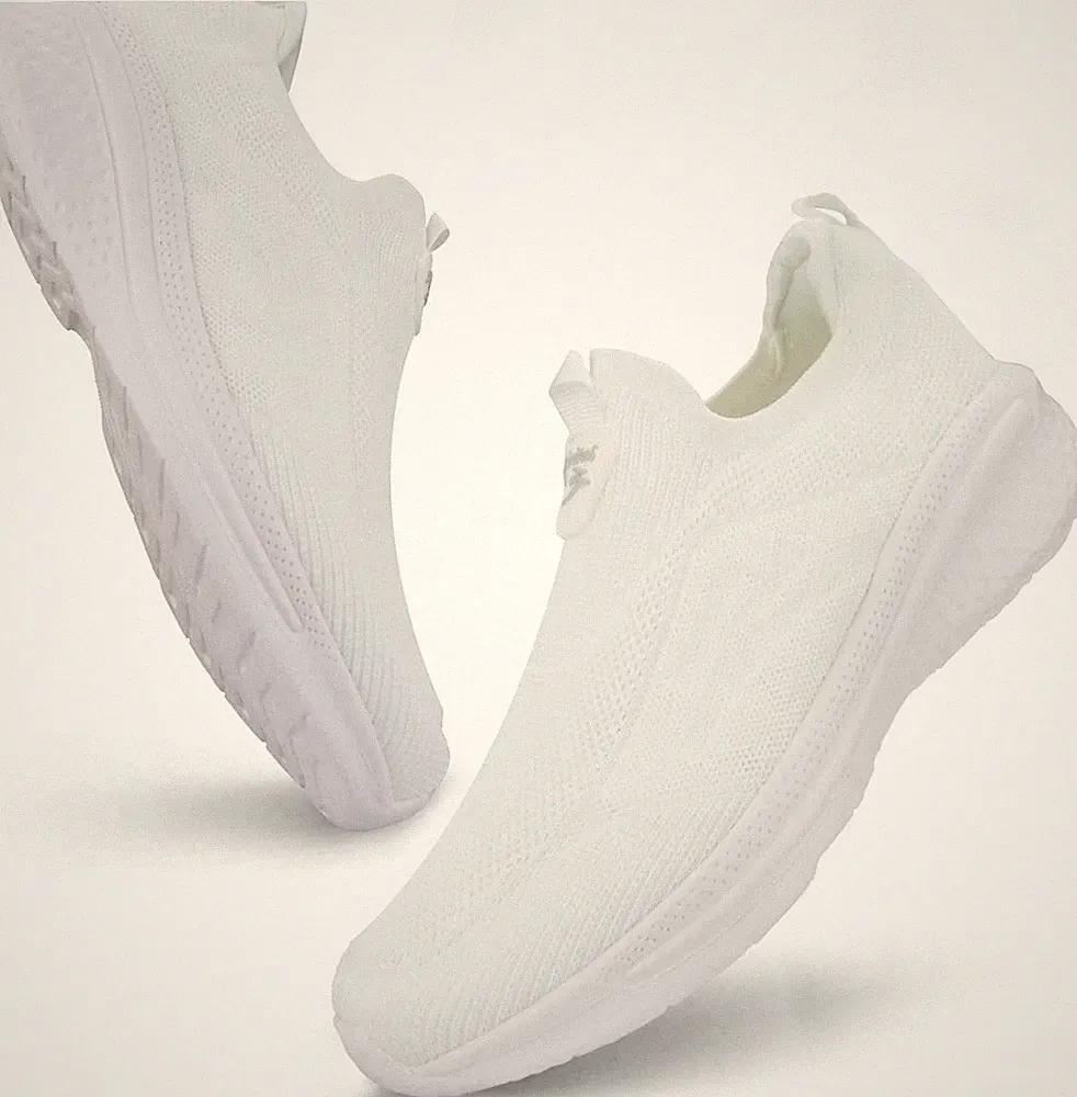 Giniros Herren Slip-on Sneaker Laufschuhe Mesh Atmungsaktiv Leicht Bequem Turn