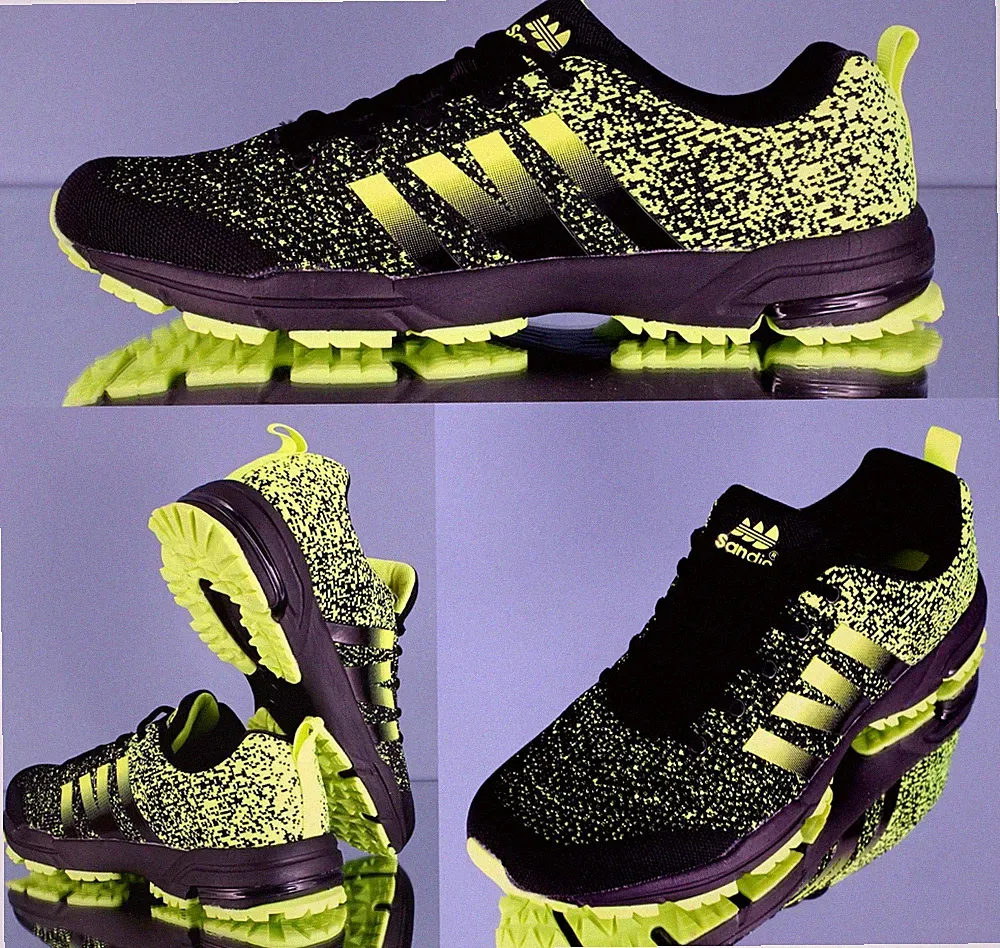 Gr. 46 Herren Laufschuhe Sneakers Klettverschluss Jogging Sport Schuhe Fitness