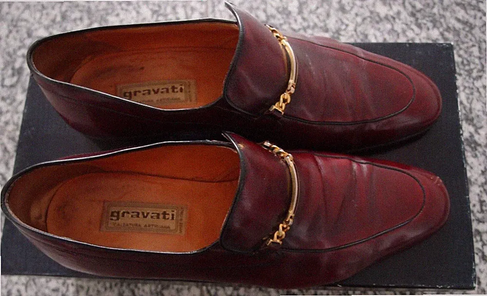 GRAVATI 7 weinrot Bordeaux Sneaker Leder Laufschuhe Slipper sioux