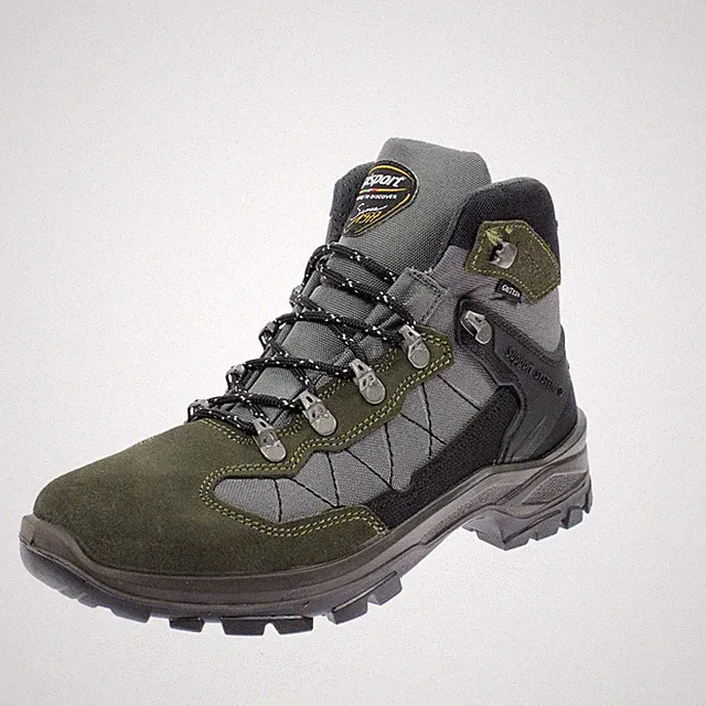Grisport Scam Mid Trekkingschuh Khaki - Herren Sport- und Freizeitschuhe